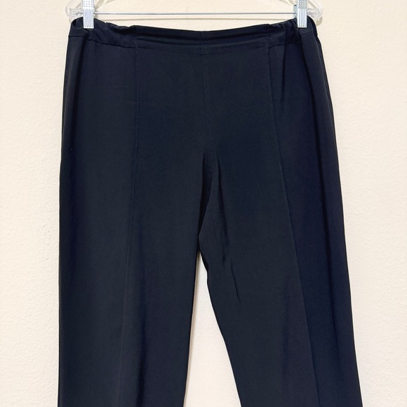 M.M.LaFleur Foster Pant‎ Black Straight Leg Elastic Waist Size 14 - Picture 3 of 10